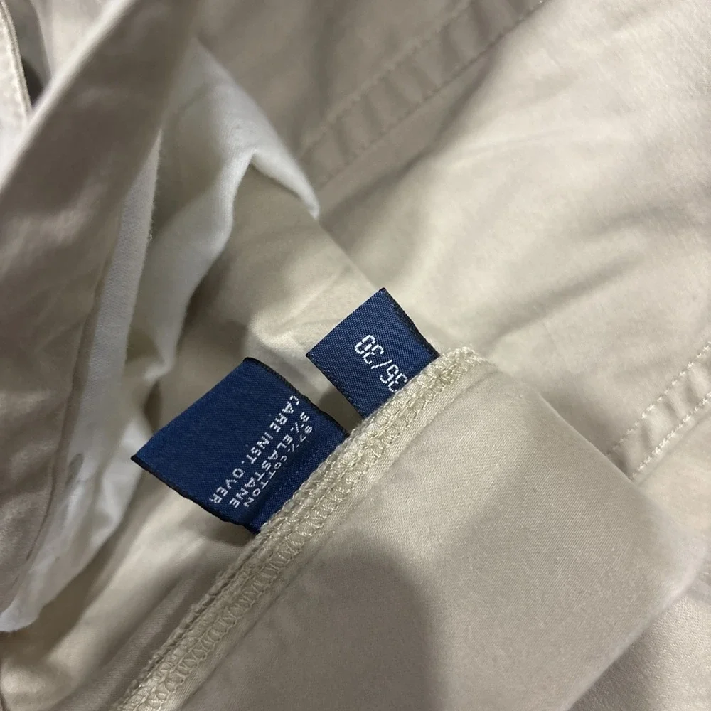 Vintage Polo Ralph Lauren 5 Pocket Twill Pants 34x30 Khaki Relaxed Straight